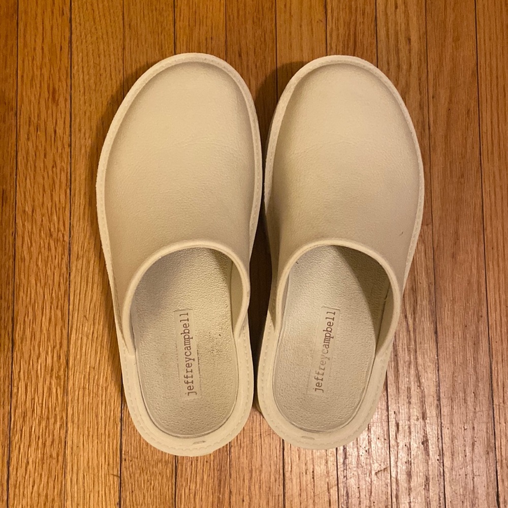 Jeffrey Campbell slip on clogs